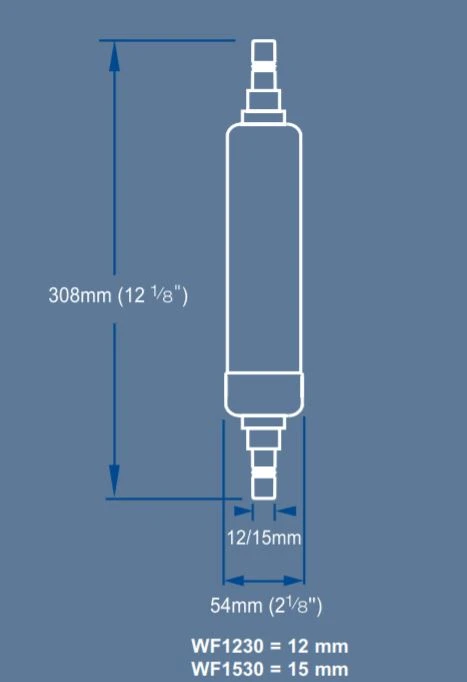 Whale WF1530 Aquasource Clear Water Filter 15mm