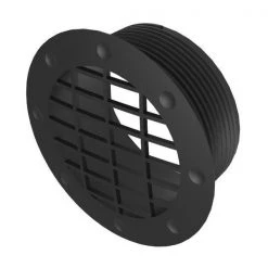 Whale Air Heater Outlet Fixed Grille Black